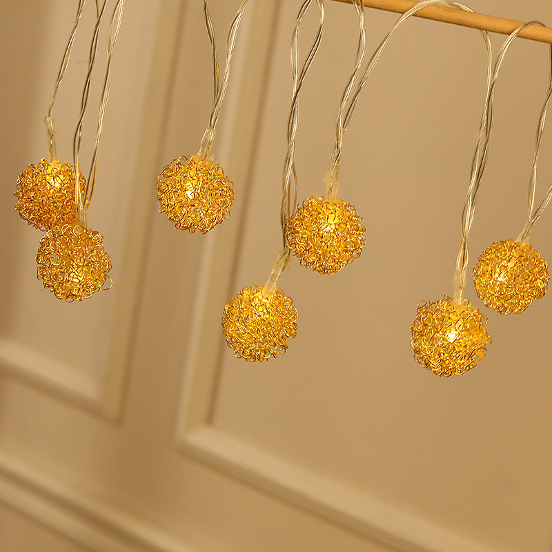 Christmas Decoration Festival Scene Tree Ornament Decorative Illuminated Ingots Hanging Accessories