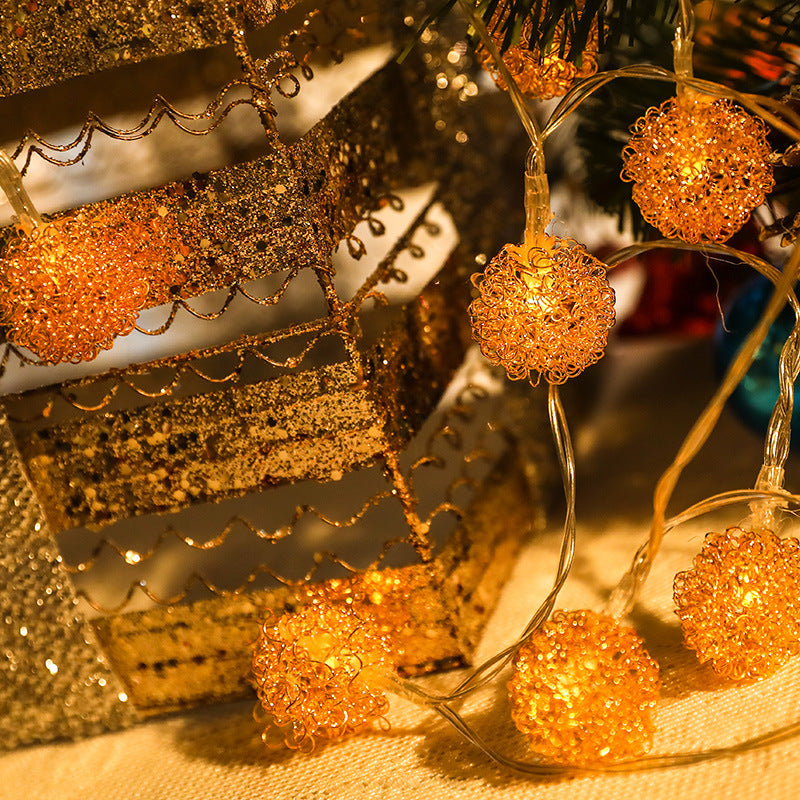 Christmas Decoration Festival Scene Tree Ornament Decorative Illuminated Ingots Hanging Accessories