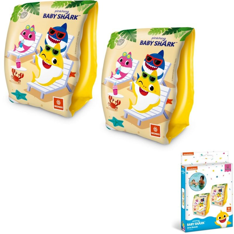 Mondo Toys Baby Shark felfújható karúszó (1169337)-0